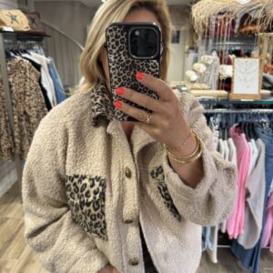 Veste coupe Oversize beige  TU« Anna »