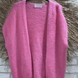 Gilet sans manches rose oversize TU