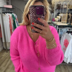 Pull fuschia 
TU