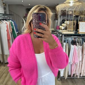 Gilet fuschia 
TU