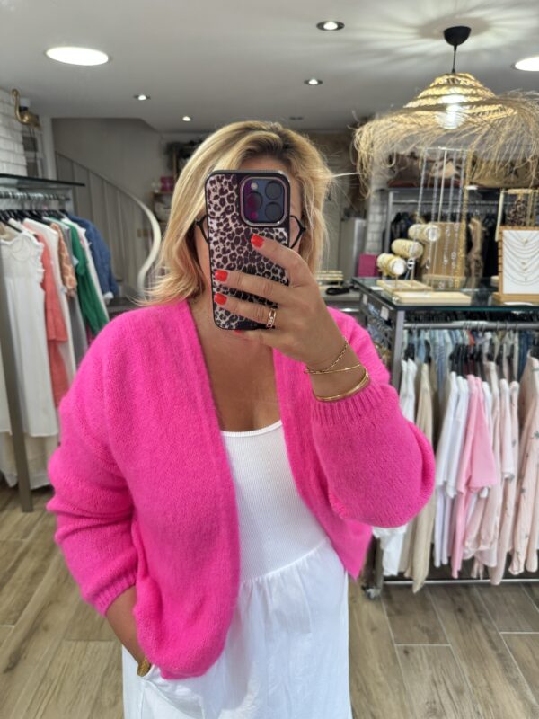 Gilet fuschia 
TU