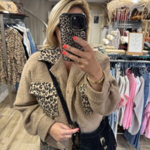 Veste coupe oversize camel
TU