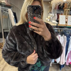 Blouson fourrure synthétique