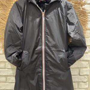 Parka fourre et imperméable noir