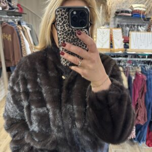 Blouson fourrure synthétique