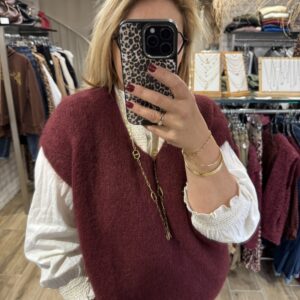 Pull sans manches « Cerise »
TU