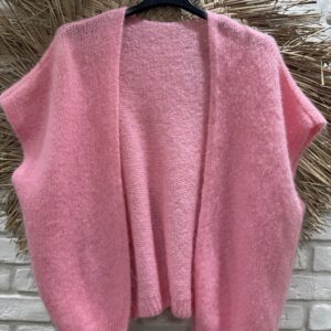 Gilet sans manches rose bonbon
TU