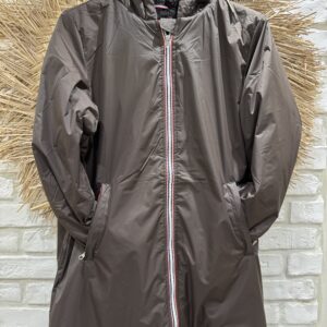 Parka imperméable marron