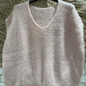 Pull sans manches rose
TU
