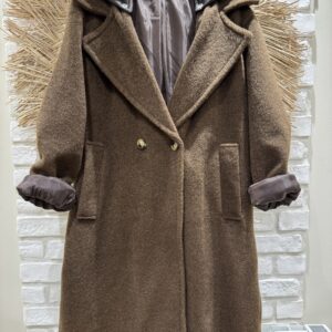 Manteau à capuche doudoune marron
TU (36-40)