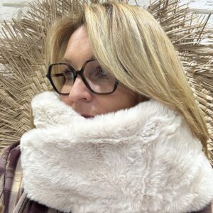 Tour de cou fourrure synthétique