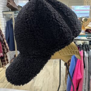 Casquette bouclette noire TU