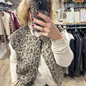 Veste sans manches léopard
TU 36/40