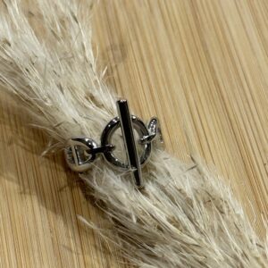 Bague argent en acier inoxydable
Jade