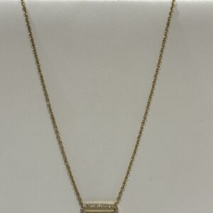 Collier doré en acier inoxydable
Rose