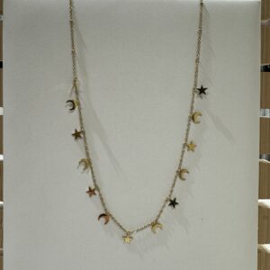 Collier doré en acier inoxydable
Étoile