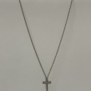 Collier argent en acier inoxydable
Marie