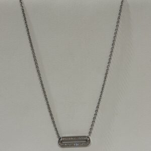 Collier argent en acier inoxydable
Alice