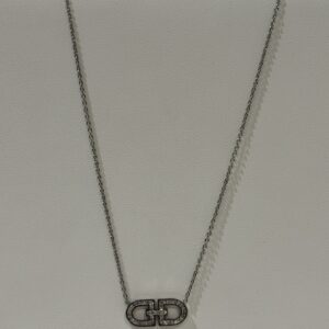 Collier argent en acier inoxydable
Lou