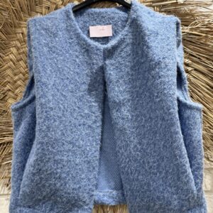 Gilet sans manches bleu TU 36/40