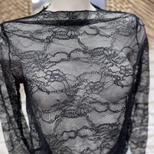 Top en dentelle noir TU 34/40