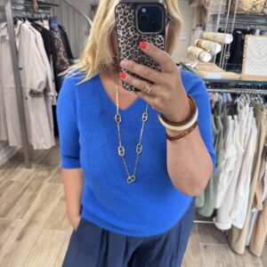 Pull Anna bleu roi TU 36/42