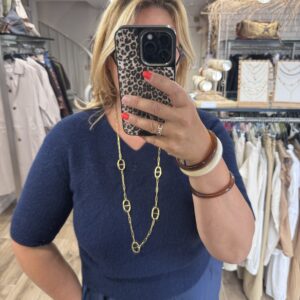 Pull Anna bleu marine TU 36/42
