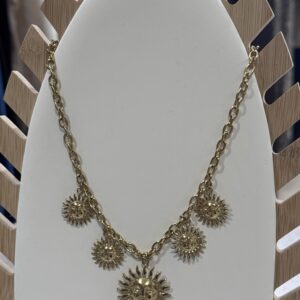 Collier dorée Soleil