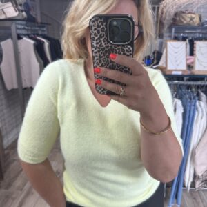 Pull Anna jaune TU 36/42