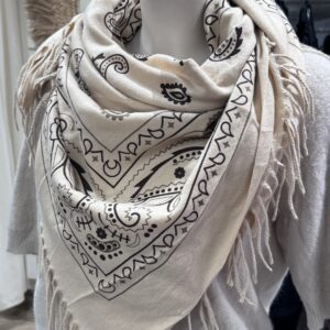 Écharpe Bandana beige