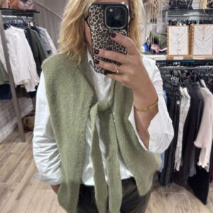 Pull sans manches kaki TU